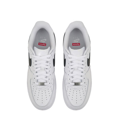 Supreme x Nike Air Force 1 Low 'Box Logo - White Black' CU9225-102