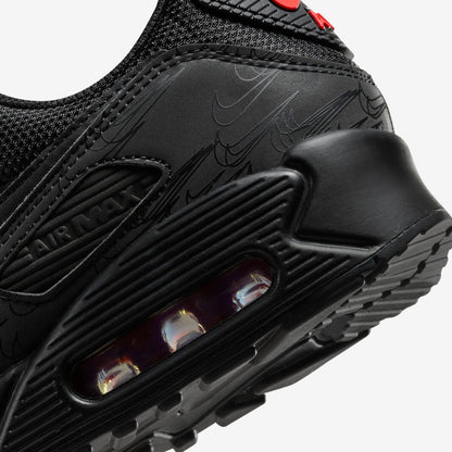 Nike Air Max 90 Black Reflective DZ4504-003 Homme