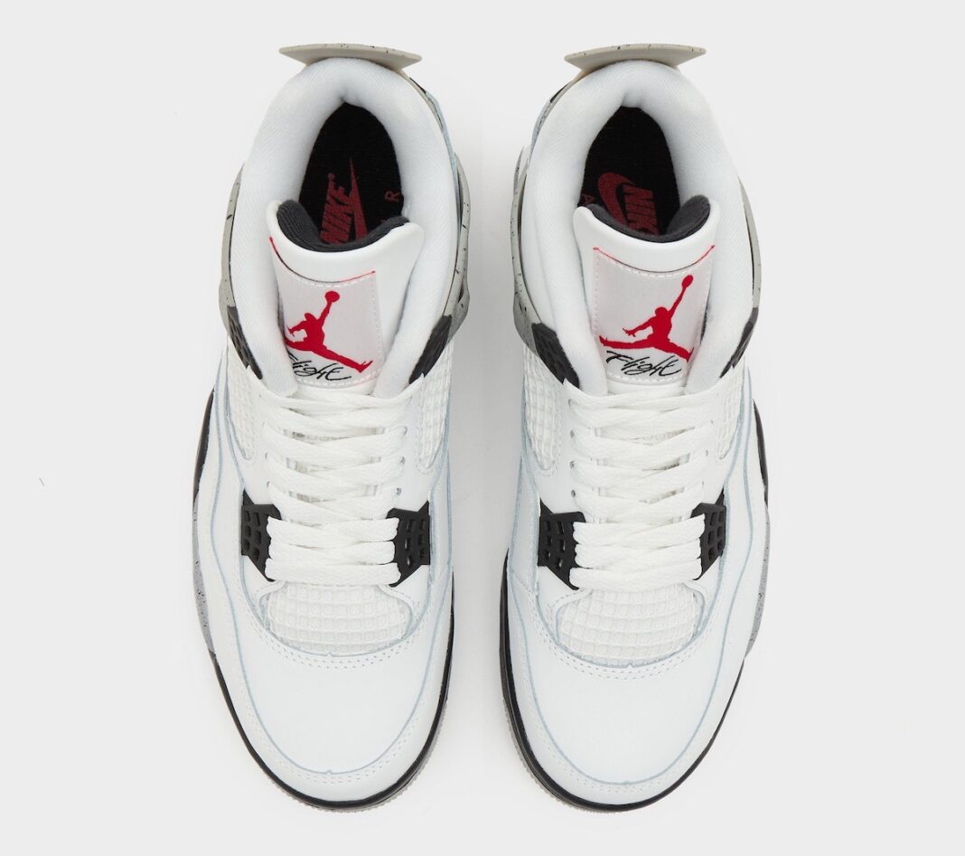 Air Jordan 4 Retro OG 2025 'White Cement' FV5029-100 Hommes Femmes GS