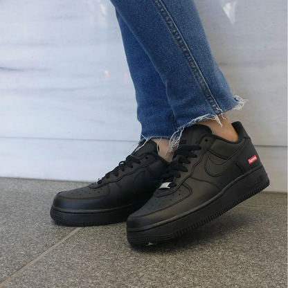 Supreme x Nike Air Force 1 Low 'Box Logo - Black' CU9225-001