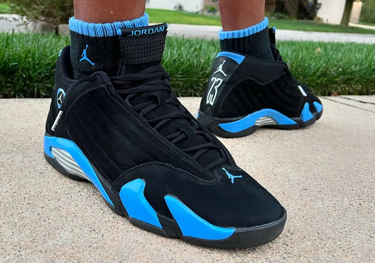 Air Jordan 14 „Black University Blue“ 487471-002 Herren