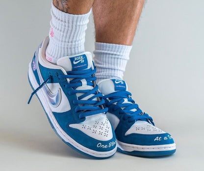 Nike SB Dunk Low x Born x Raised 'White Blue' FN7819-400 Men