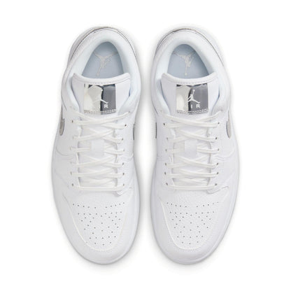 Air Jordan 1 Low SE 'White Metallic Silver' IQ9381-100