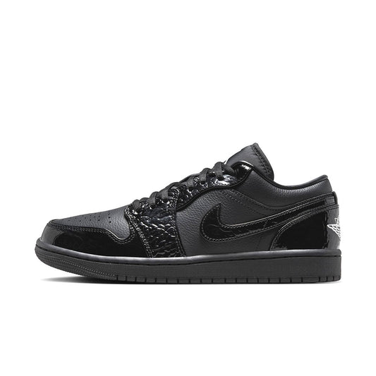 Air Jordan 1 Low SE 'Black Croc' HJ7743-010 Women Men